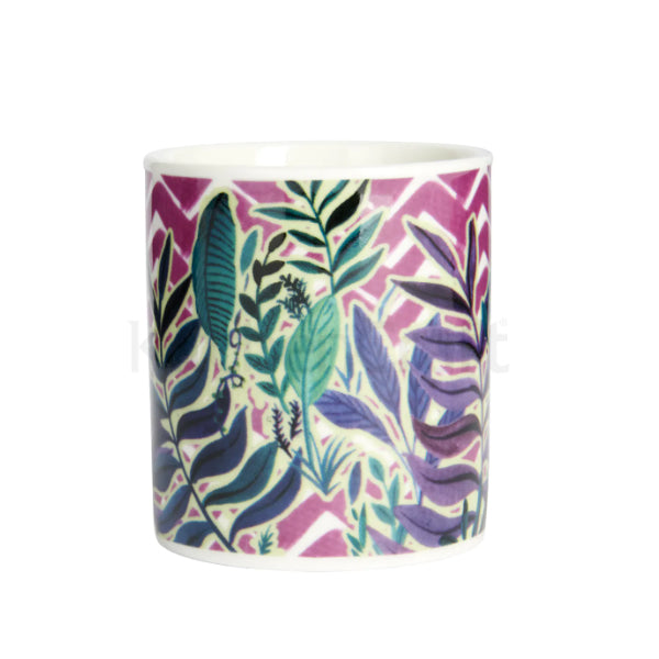 Espresso Mug Exotic Leaves Design