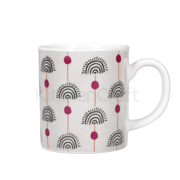 Espresso Mug Exotic Rainbow Design
