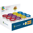 Colourworks Glass Egg Cups with Silicone Rim