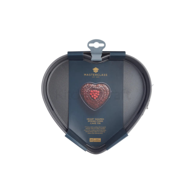MasterClass Non-Stick Spring Form Heart Shape Cake Tin