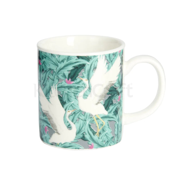 Espresso Mug Exotic Crane Design