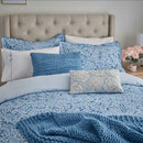 Be Still Foliage Duvet Cover Set Blue