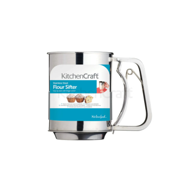 Stainless Steel Trigger Action Flour Sifter