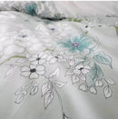 Chinoiserie Floral Duvet Cover Set - Green