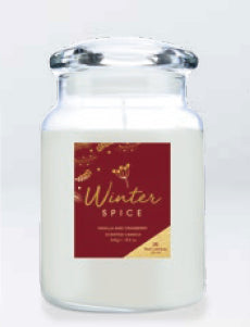 Large Candle Jar Winter Spice