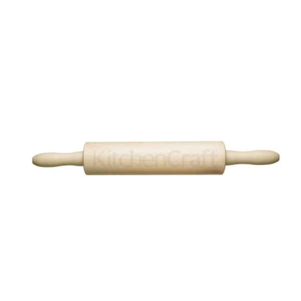 Beech Wood Revolving 44cm Rolling Pin
