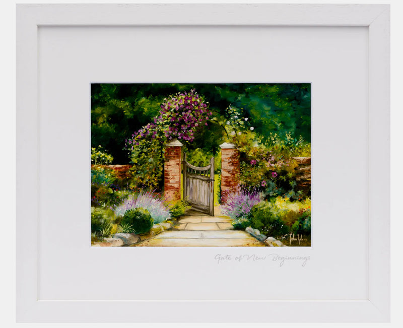John Galvin Framed Print - Gate Of New Beginnings