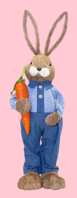 74cm Mr Rabbit with Carrot