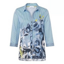 3/4 Sleeve Blouse - Blue