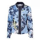 Print Jacket - Blue