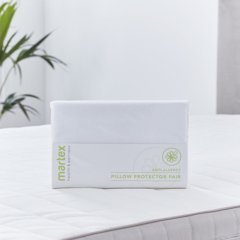 Anti Allergy Fully Enclosed Pillow Protector Pair