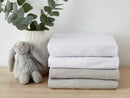 Baby Cot Bed Fitted Sheet Twin Pack - Grey