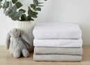 Baby Cot Fitted Sheet Twin Pack - Grey