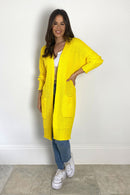 Miami Nights Pocket Cardigan - Yellow