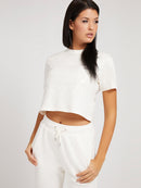 Adele Crop T-shirt - Ocean Salt