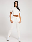 Adele Crop T-shirt - Ocean Salt