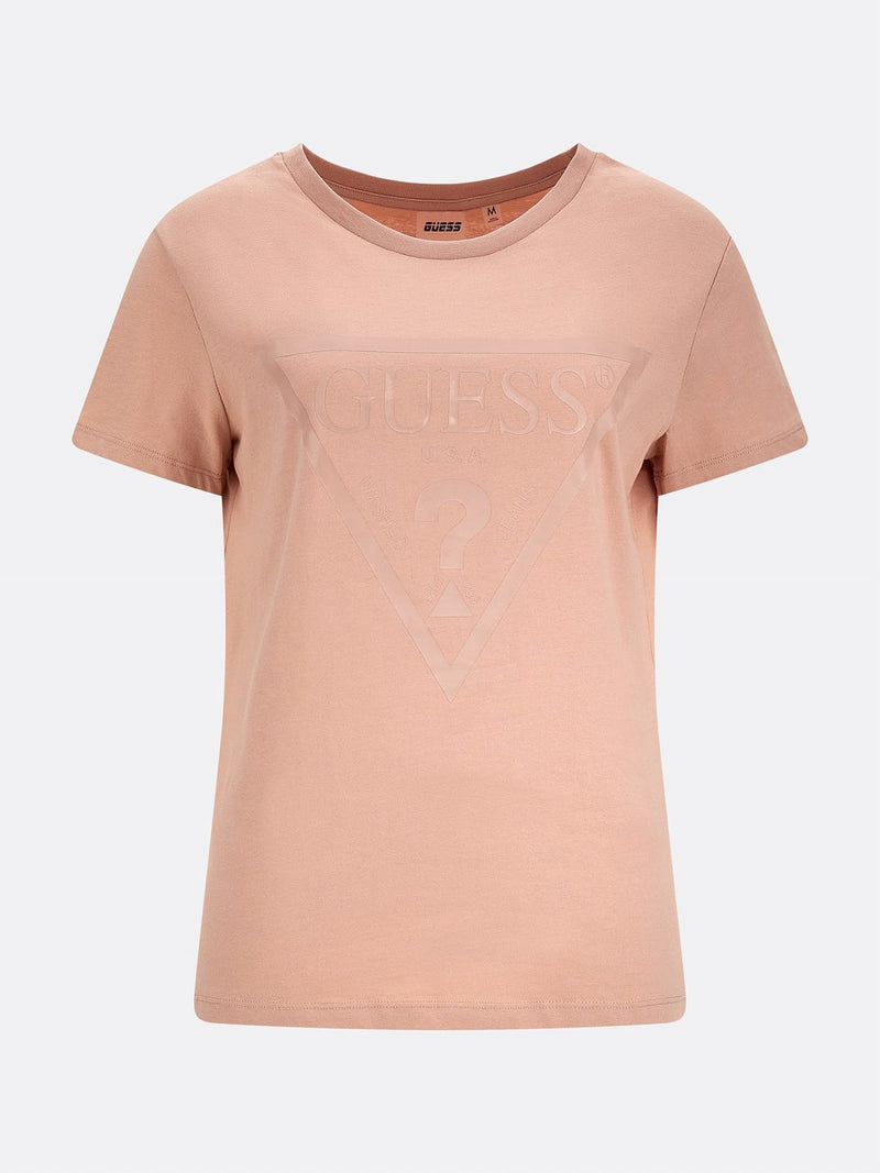 Short Sleeve Round Neck T-shirt - Rose Bliss