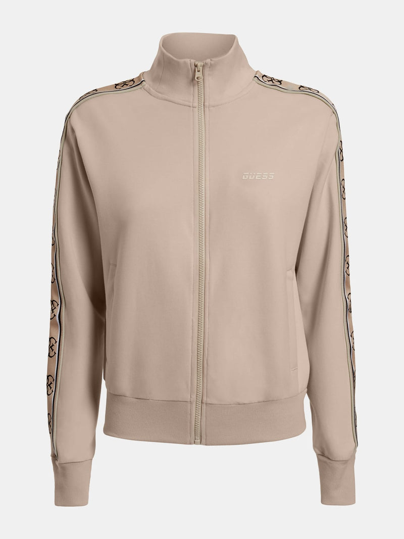 Britney Full Zip Sweatshirt - Dove Nest