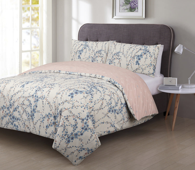 Provence Blossom Duvet Cover Set - Multicolored