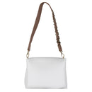 Alexia Satchel - White Leather