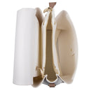 Alexia Satchel - White Leather
