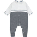 All In One Babygrow - Pale Blue