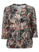 3/4 Sleeve T-shirt - Olive