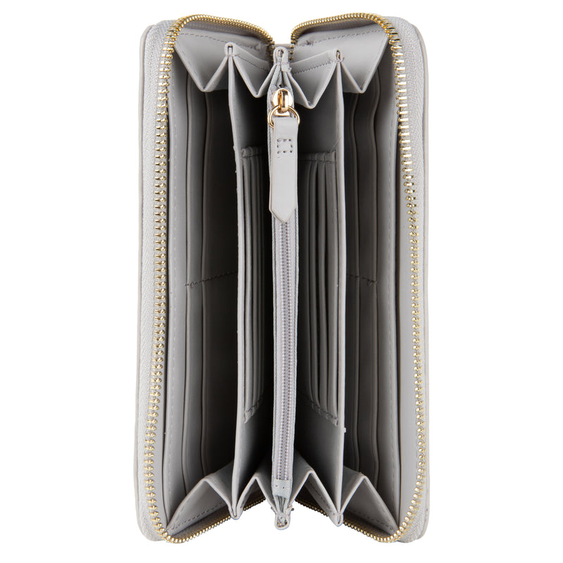 Divina Zip Around Wallet - Ice