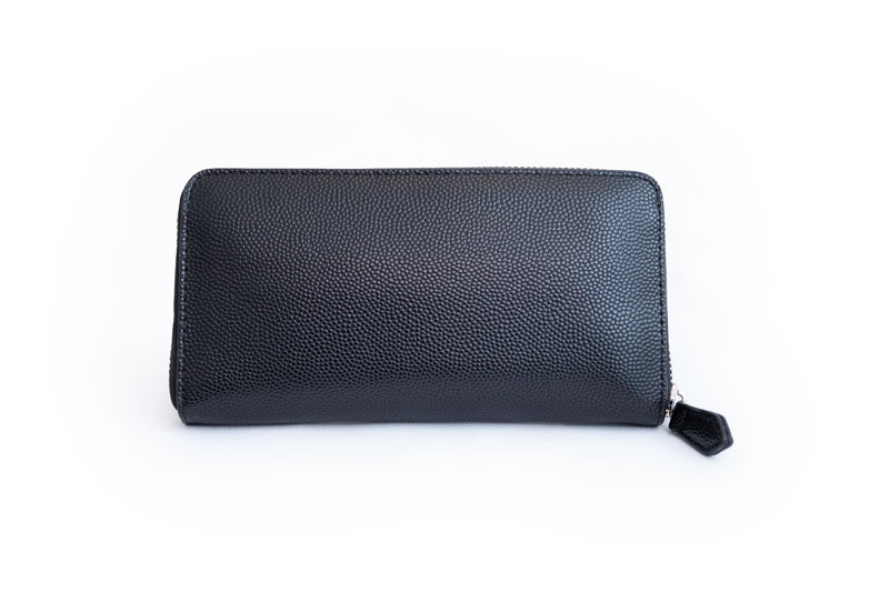 Divina Zip Around Wallet - Black
