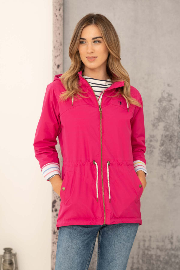 Victoria Coat - Raspberry