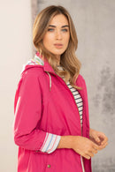 Victoria Coat - Raspberry