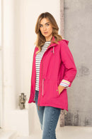 Victoria Coat - Raspberry