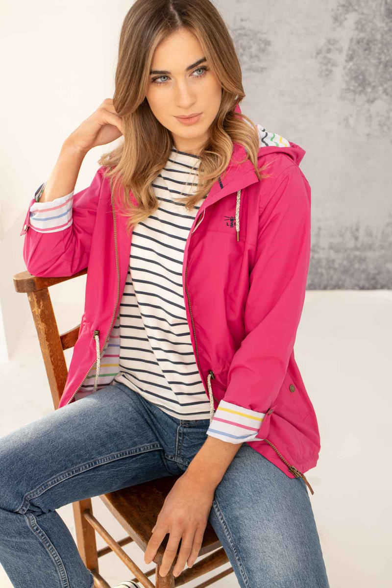 Victoria Coat - Raspberry