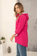 Victoria Coat - Raspberry