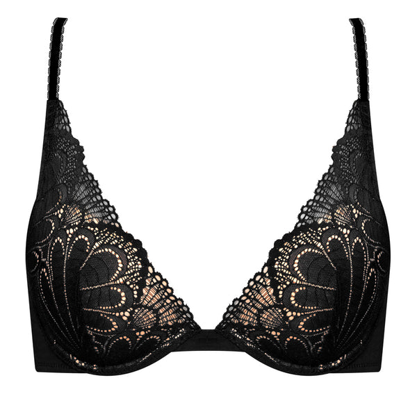 Refined Glamour Pushup Bra - Black