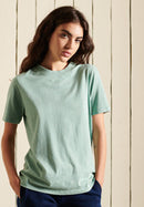 Vintage Logo Embroidered Tee - Sage Marl