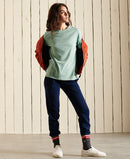 Vintage Logo Embroidered Tee - Sage Marl