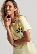 Vintage Rainbow T-Shirt - Island Yellow