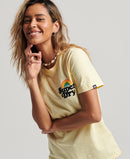 Vintage Rainbow T-Shirt - Island Yellow