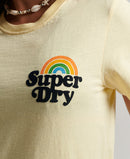 Vintage Rainbow T-Shirt - Island Yellow