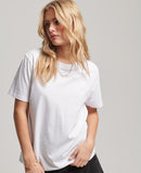 Vintage Logo Embroidered Tee - Optic