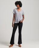 Studios Embroidered Tee - Navy Optic Stripe