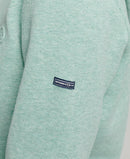 Vintage Logo Embossed Hoodie - Sage Marl
