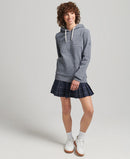 Vintage Logo Embossed Hoodie - Creek Blue