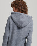 Vintage Logo Embossed Hoodie - Creek Blue