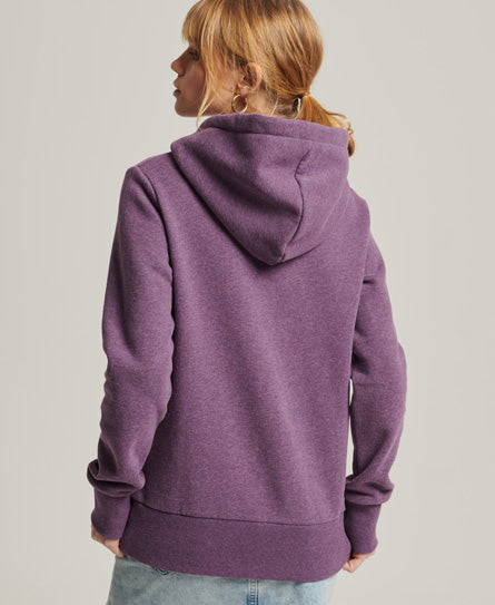 Vintage Script Style Coll Hoodie - Vintage Smoke Purple