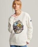 Vintage Vl Narrative Round Neck - Ecru