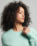 Vintage Logo Round Neck Jumper - Minted Marl