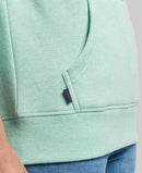 Vintage Logo Embroidered Hoodie - Minted Marl