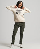 Vintage Logo Borough Hoodie - Oatmeal